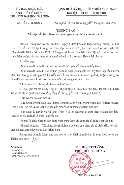 Khoa Khoa học Xã hội và Nghệ thuật – Trường Đại học Sài Gòn
