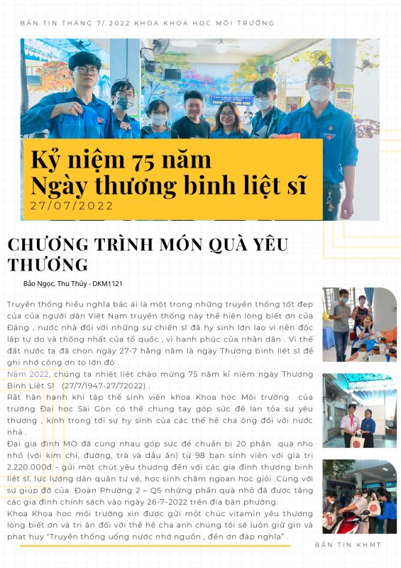 Khoa Khoa học Xã hội và Nghệ thuật – Trường Đại học Sài Gòn